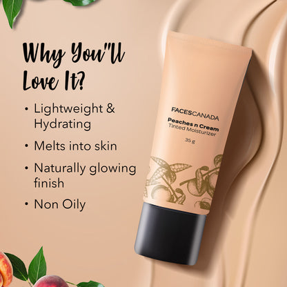 Faces Canada Peaches N Cream Tinted Moisturizer - Light 01