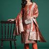 Dhiyona IE Women Ethnic Motifs Zari Kurta with Trousers & With Dupatta