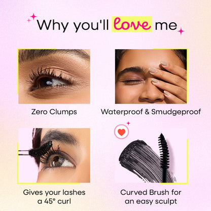 Nykaa Cosmetics Lash Talk Volumizing Mascara - Curl Power
