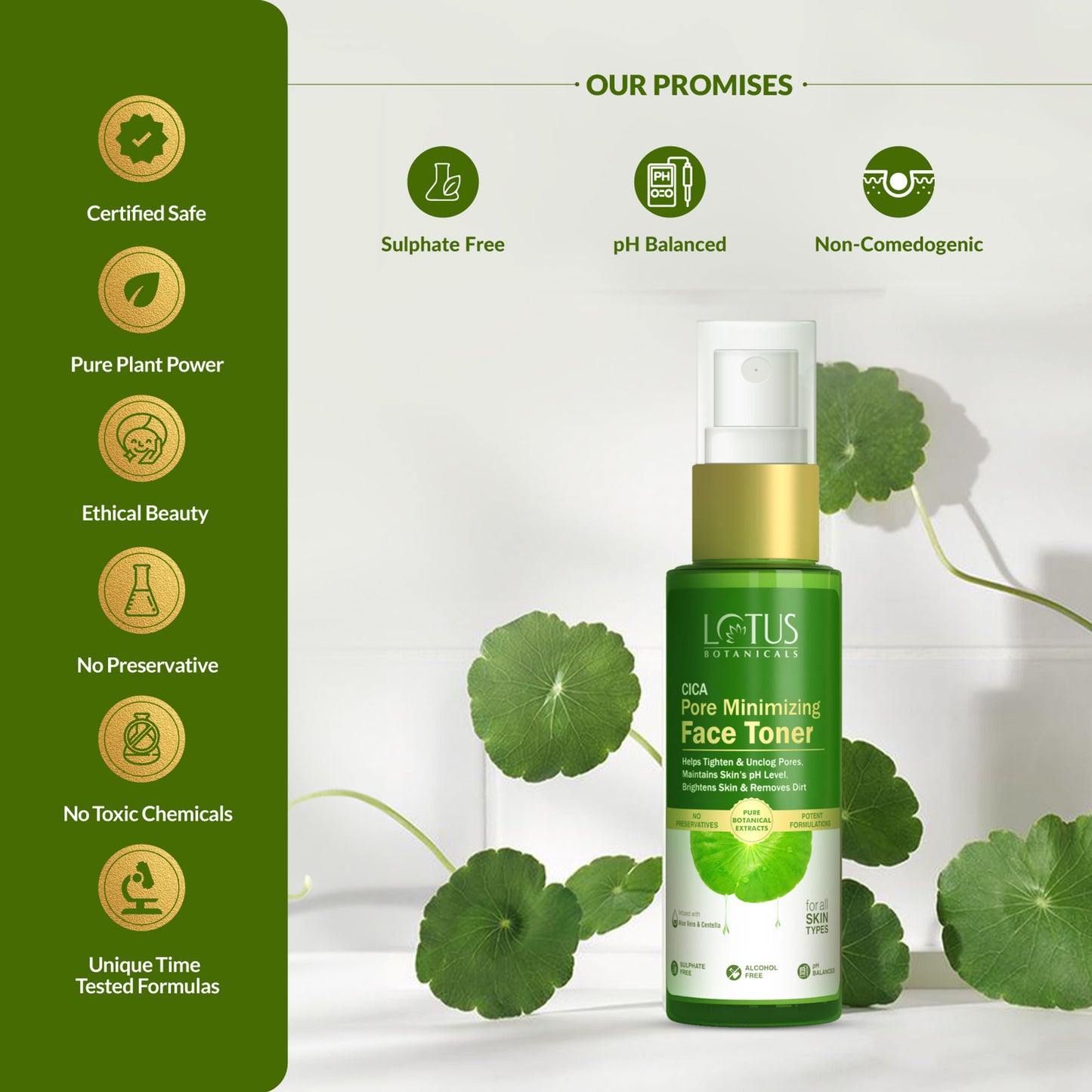 Lotus Botanicals CICA Pore Minimizing Face Toner