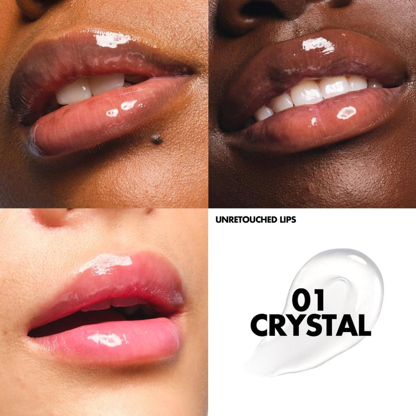 MAKE UP FOR EVER Super Boost Lip Gloss - 01 Crystal