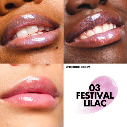 MAKE UP FOR EVER Super Boost Lip Gloss - 03 Festive Lilac
