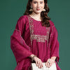 Dhiyona IE Women Embroidered Straight Kurta Set
