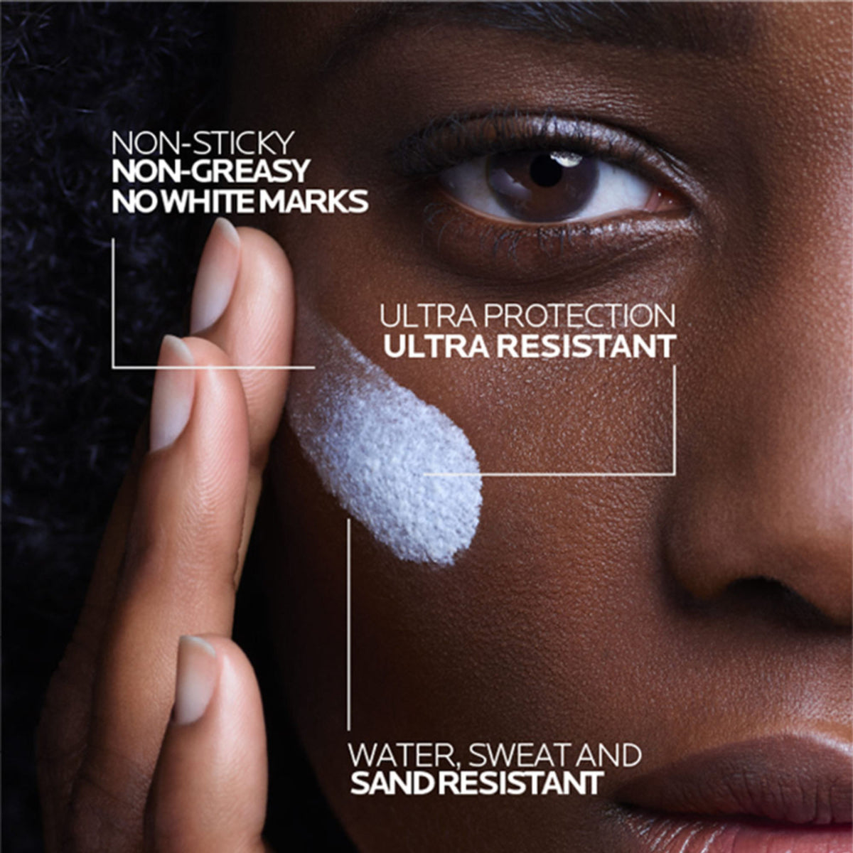 La Roche-Posay Anthelios UVMUNE400 SPF50+ invisible fluid sunscreen bottle with ultra-light texture for sensitive skin