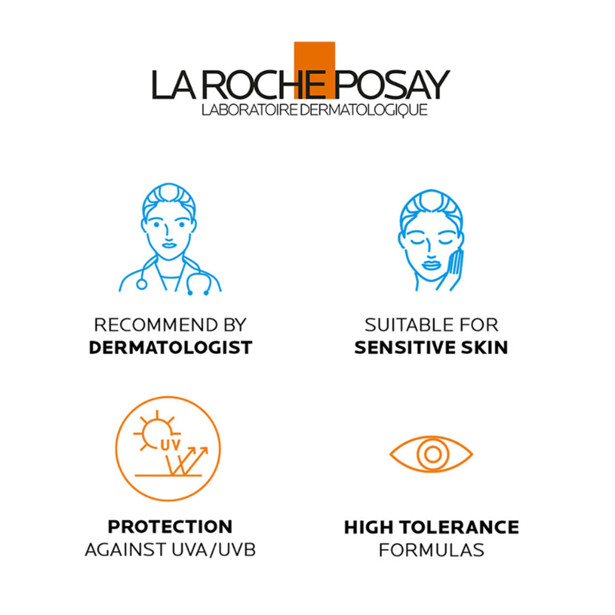 La Roche-Posay Anthelios UVMUNE400 SPF50+ ultra-light invisible fluid sunscreen for sensitive skin, shown in the bottle and pump dispenser.
