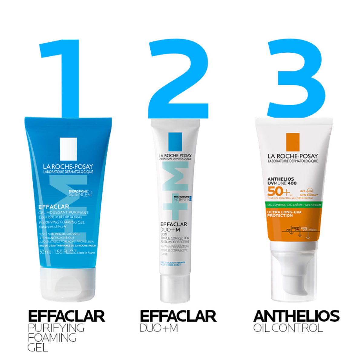 La Roche-Posay Effaclar Duo+M Gel with Salicylic acid, Anti-Acne Moisturiser for Acne-Prone Skin