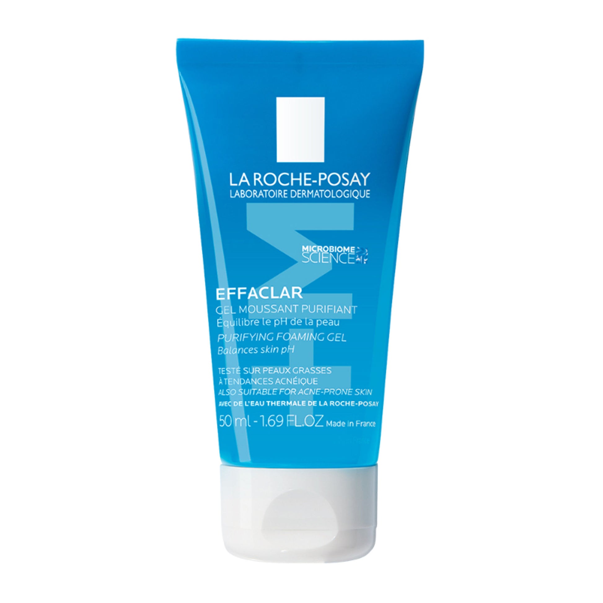 La Roche-Posay Effaclar Purifying Anti-Acne Gel Face wash, Gentle Cleanser for Oily, Acne Prone skin