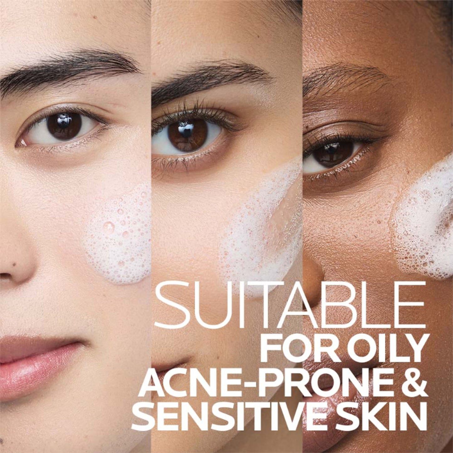 La Roche-Posay Effaclar Purifying Anti-Acne Gel Face wash, Gentle Cleanser for Oily, Acne Prone skin