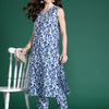 Dhiyona IE Printed Pure Cotton Kurta with Trousers