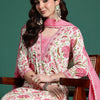 Dhiyona IE Women Floral Printed Kurta with Trousers & Dupatta