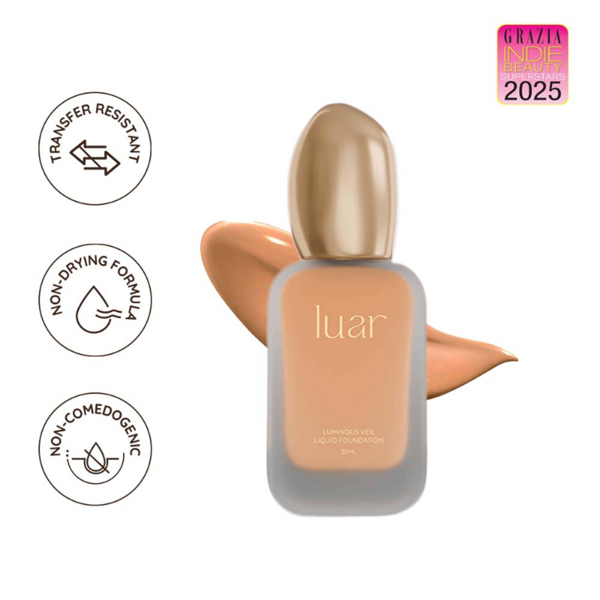 Luar Beauty Luminous Veil Liquid Foundation - L8