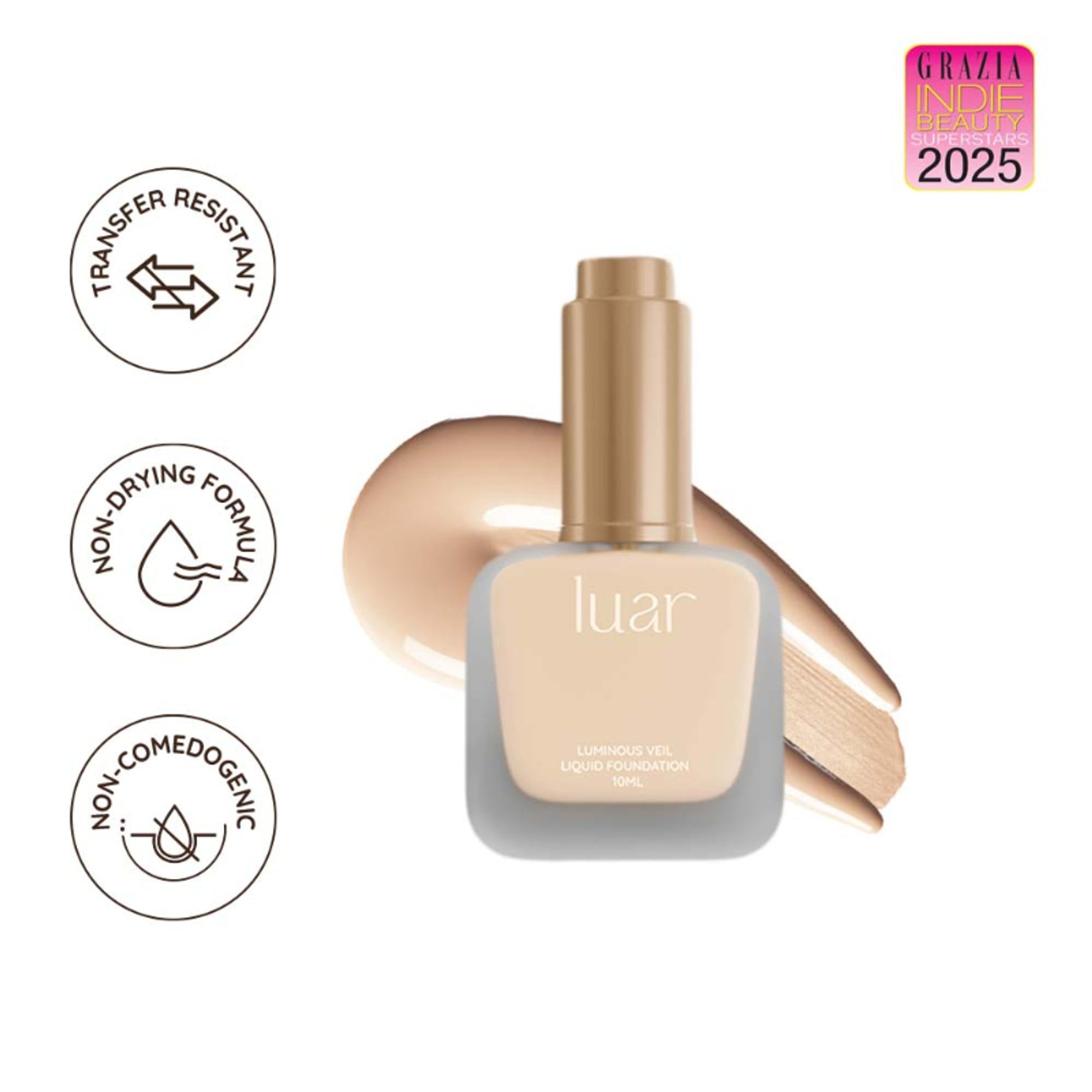 Luar Beauty Mini Luminous Veil Liquid Foundation - L1
