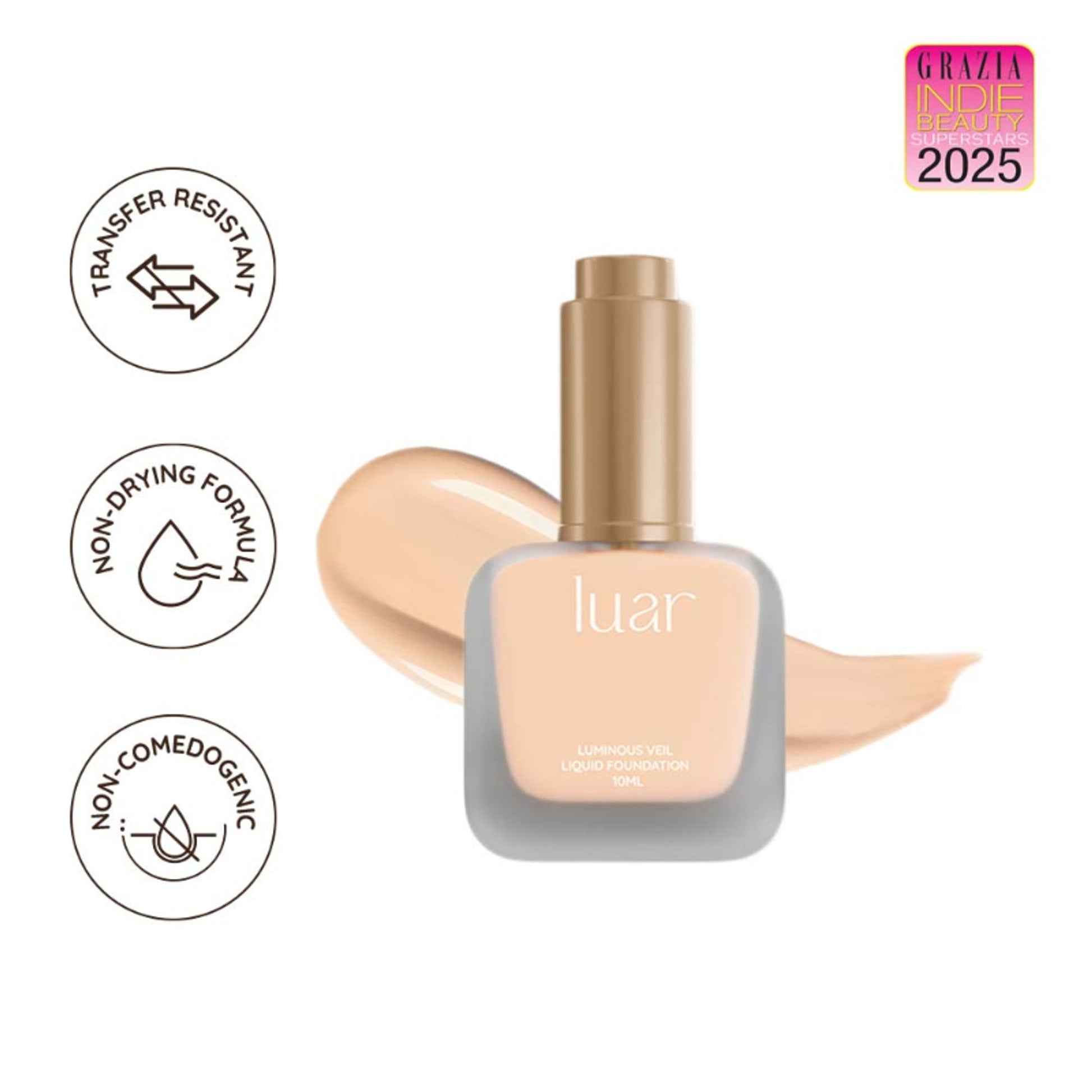 Luar Beauty Mini Luminous Veil Liquid Foundation - L2