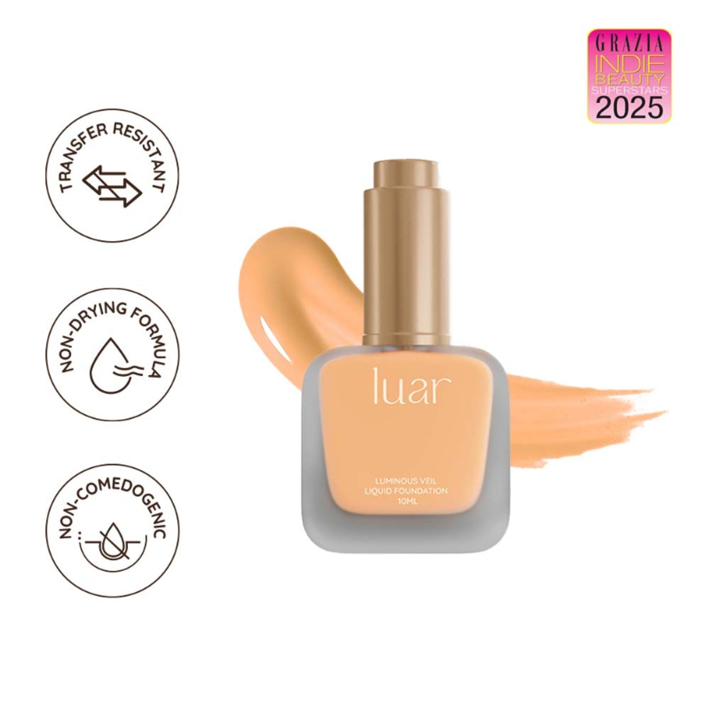 Luar Beauty Mini Luminous Veil Liquid Foundation - L6
