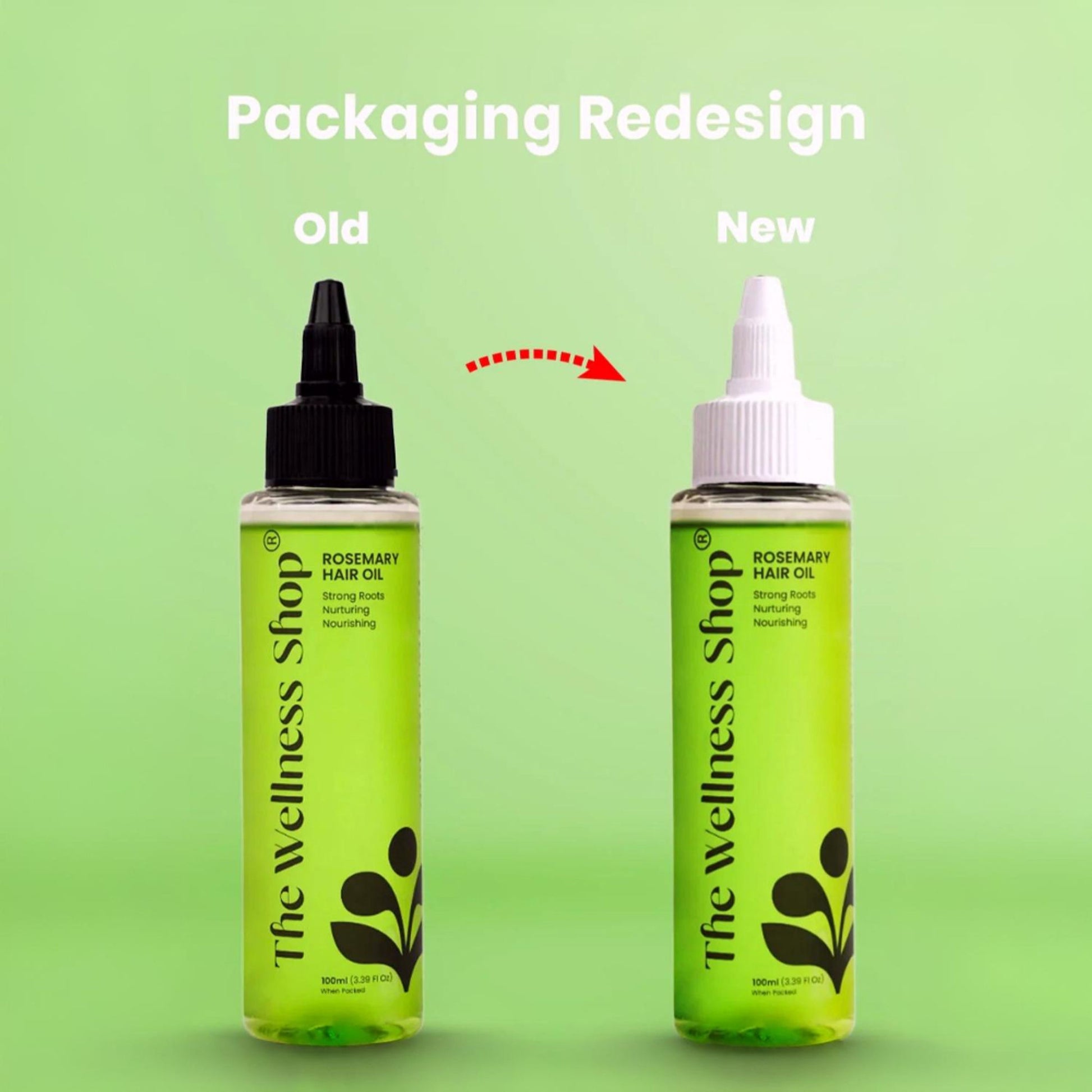 The Wellness Shop Rosemary Hair Oil for Nourishes Scalp, Strengthen Roots & Control Hairfall