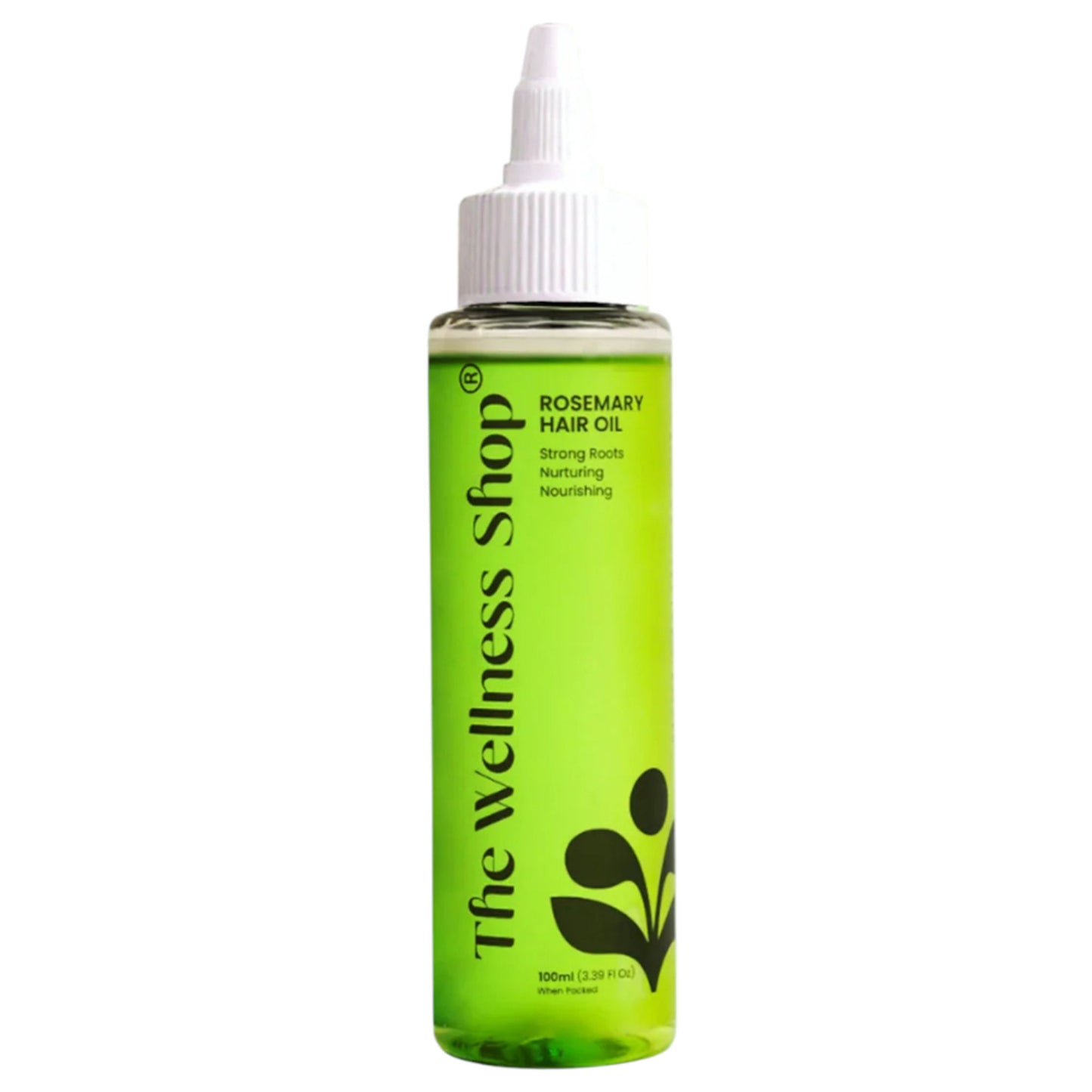 The Wellness Shop Rosemary Hair Oil for Nourishes Scalp, Strengthen Roots & Control Hairfall