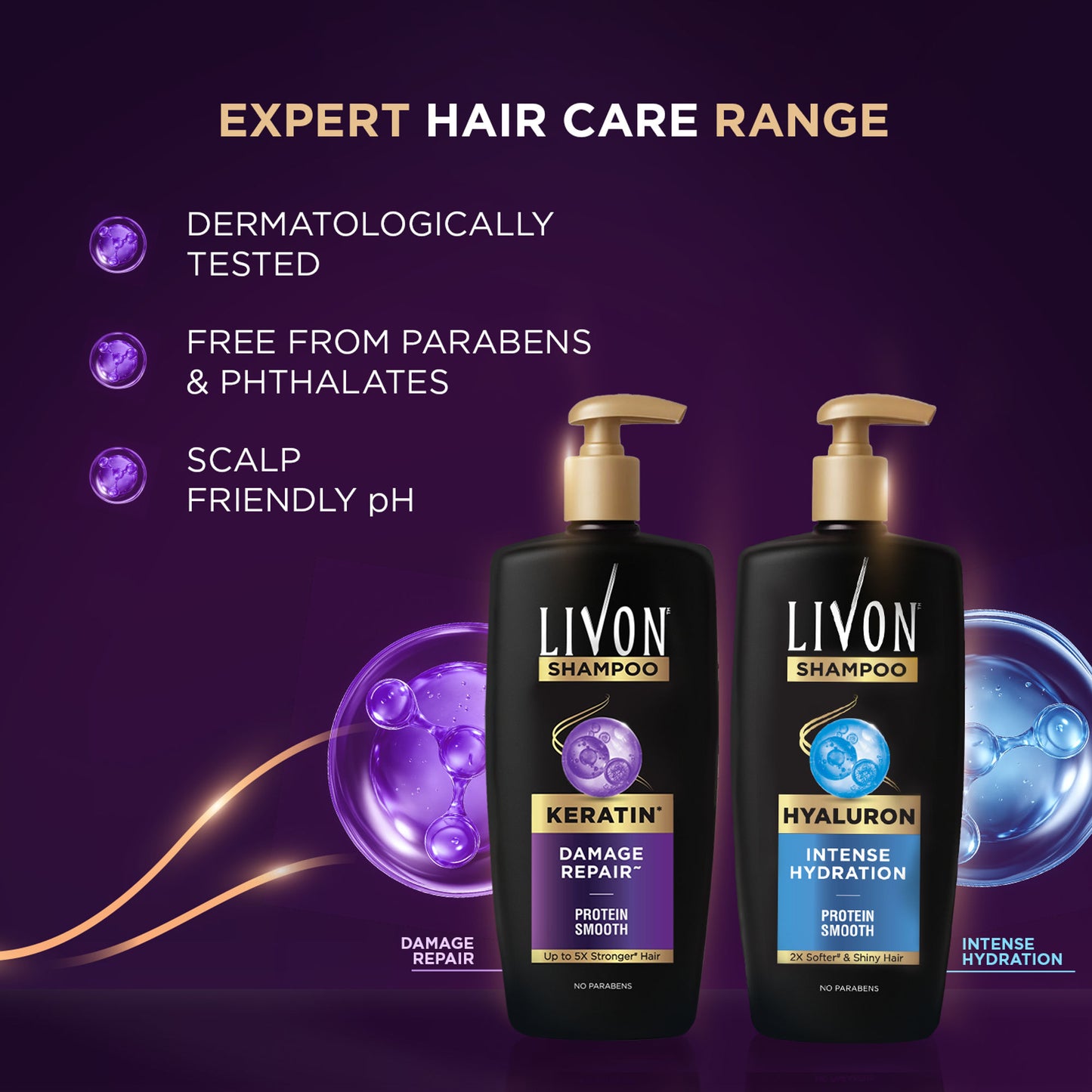 Livon Keratin Shampoo For Women & Men