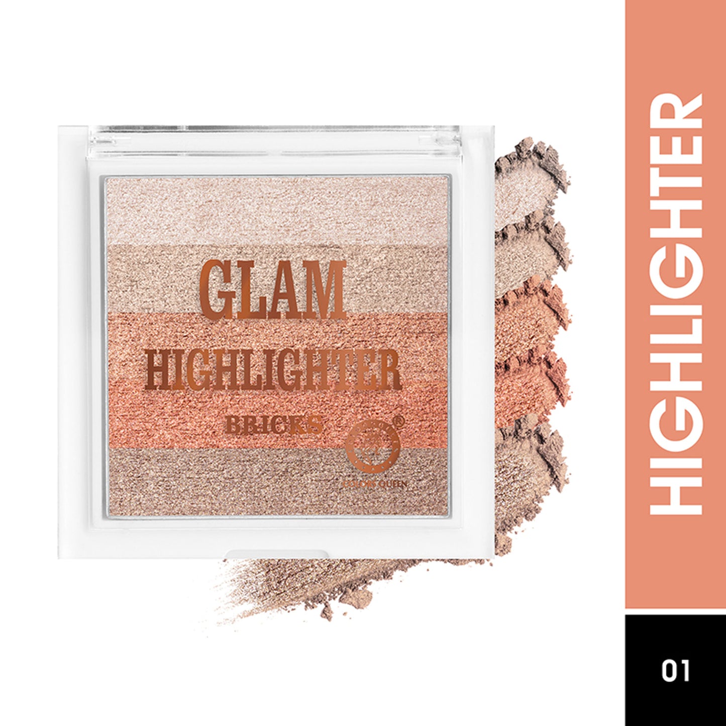 Colors Queen Glam Highlighter - 01 Multi
