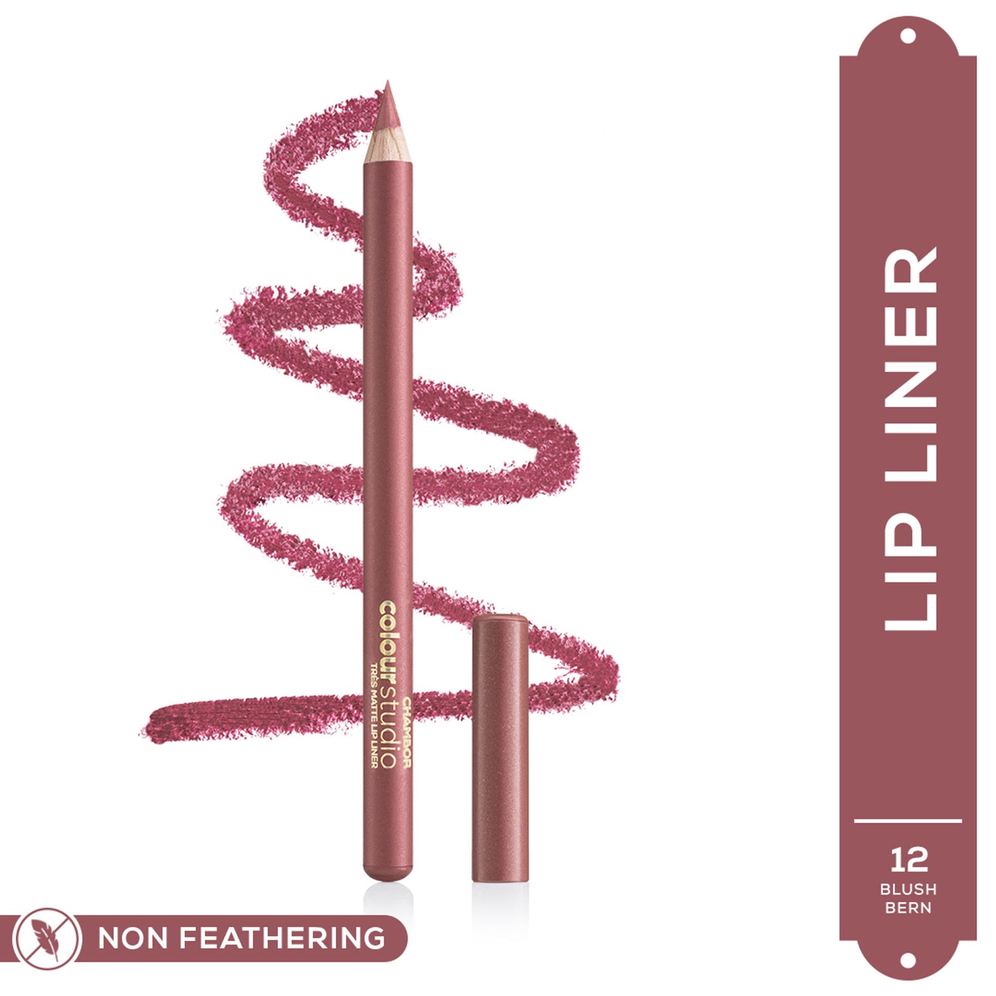 Chambor Colour Studio Tres Matte Lip Liner - 12 Blush Bern