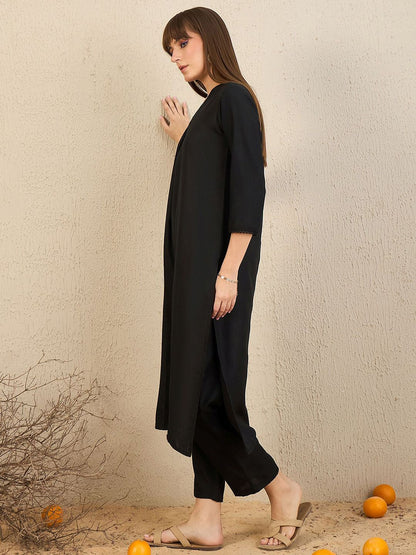 Indyancart IE V-Neck Tunic With Trousers