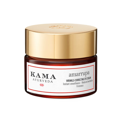 Kama Ayurveda Amarrupa Age - Defying Wrinkle - Correcting Eye Cream, Supports Collagen Synthesis