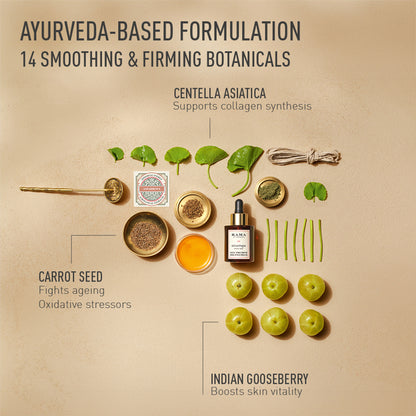 Kama Ayurveda Amarrupa Age - Defying Wrinkle - Correcting Facial Oil, Supports Collagen Synthesis