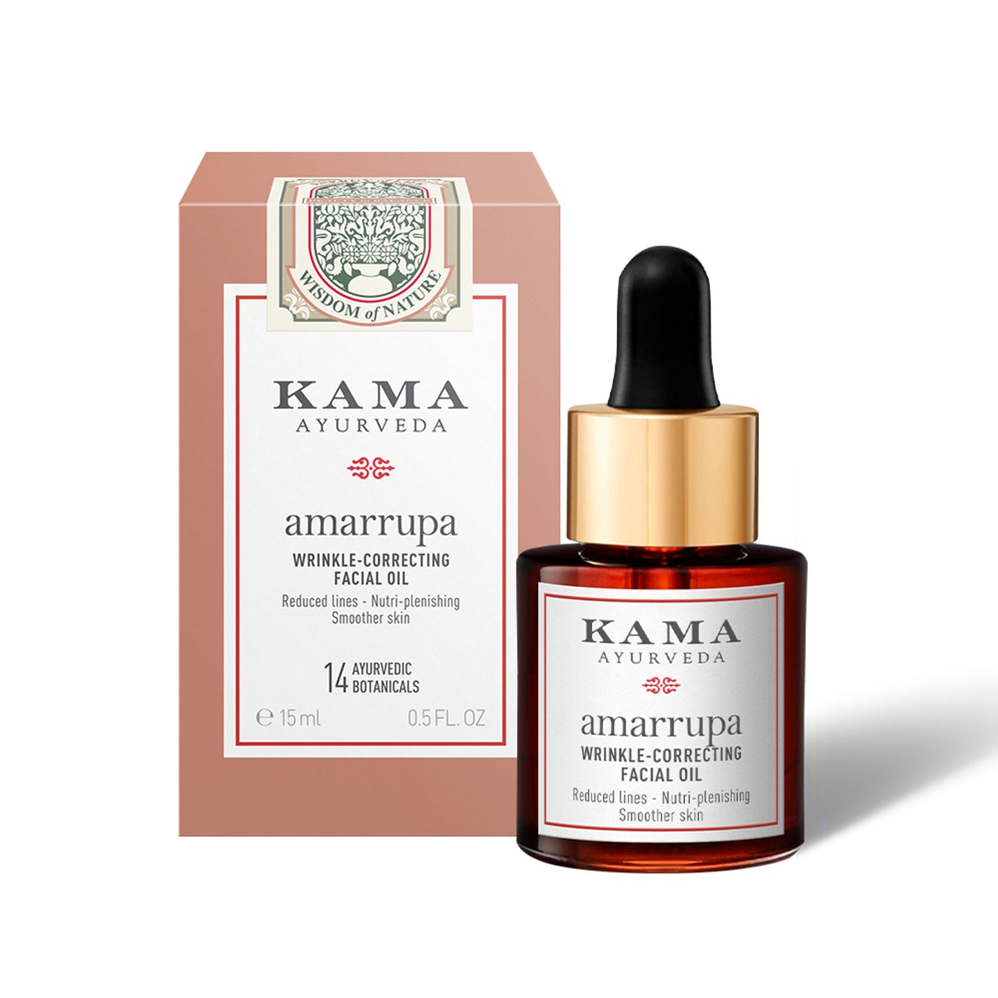 Kama Ayurveda Amarrupa Age - Defying Wrinkle - Correcting Facial Oil, Supports Collagen Synthesis