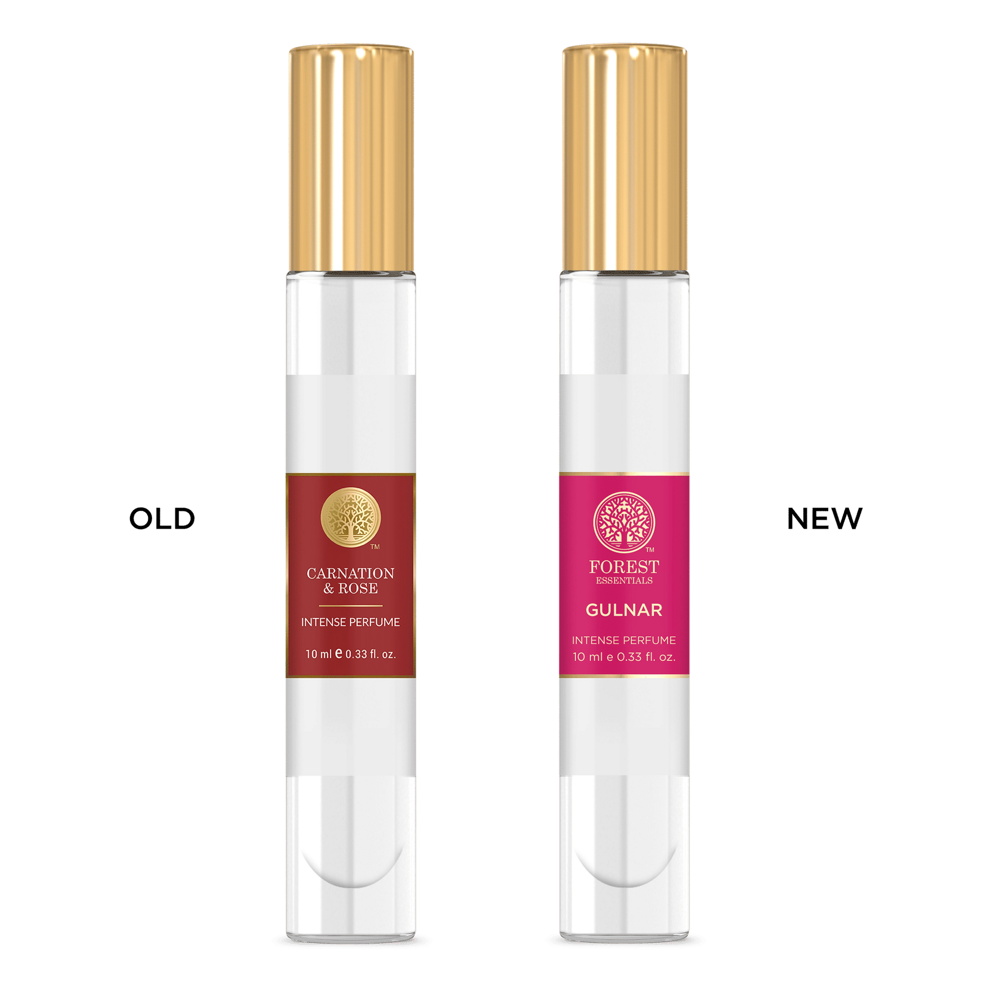 Forest Essentials Intense Perfume Rose & Carnation - Long Lasting Luxury Perfume For Her