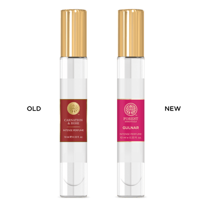 Forest Essentials Intense Perfume Rose & Carnation - Long Lasting Luxury Perfume For Her