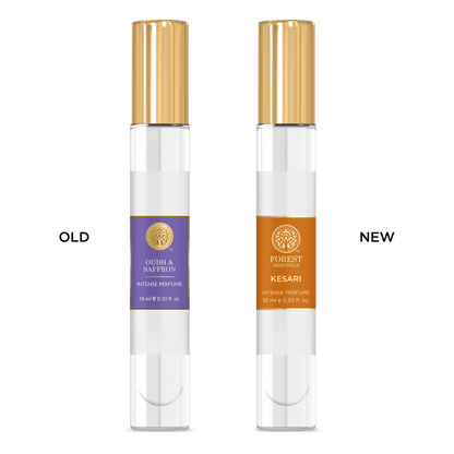 Forest Essentials Intense Perfume Lime Saffron Oudh - Long Lasting Luxury Perfume For Her