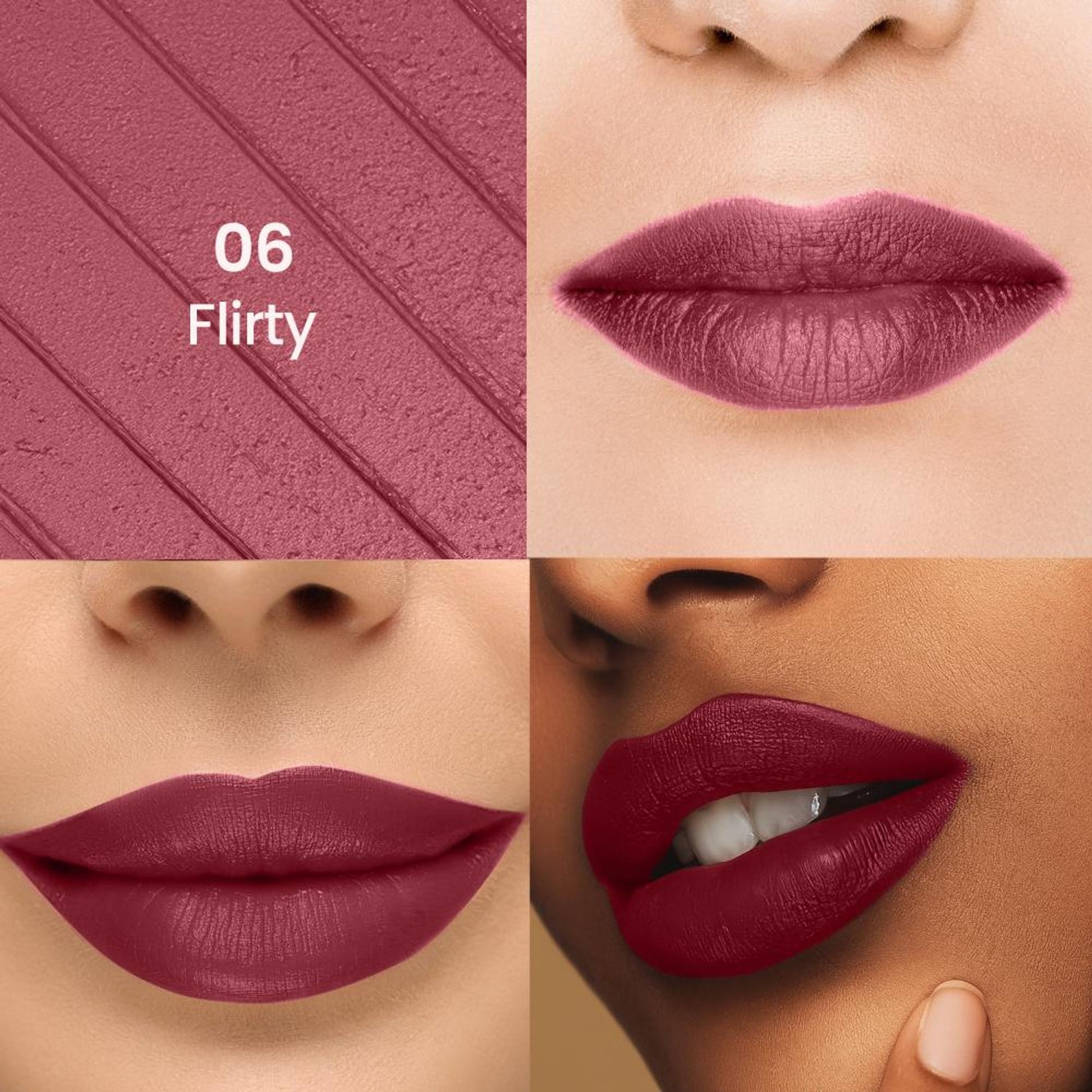 Swiss Beauty Stay All Day Lipstick - 06 Flirty