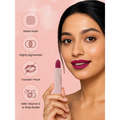 Swiss Beauty Stay All Day Lipstick - 06 Flirty