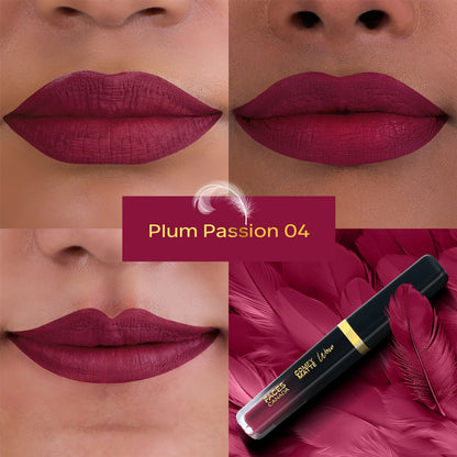 Faces Canada Comfy Matte Wow Liquid Lipstick - Plum Passion 04