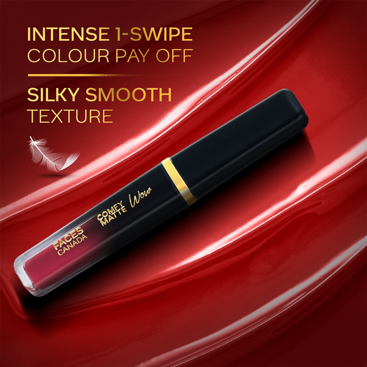 Faces Canada Comfy Matte Wow Liquid Lipstick - Ruby Rouge 03