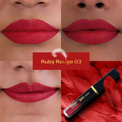 Faces Canada Comfy Matte Wow Liquid Lipstick - Ruby Rouge 03