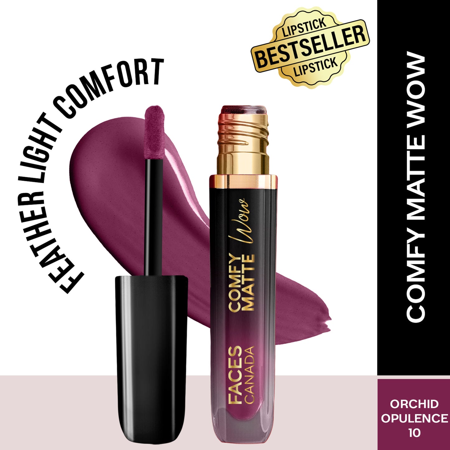 Faces Canada Comfy Matte Wow Liquid Lipstick - Orchid Opulence 10