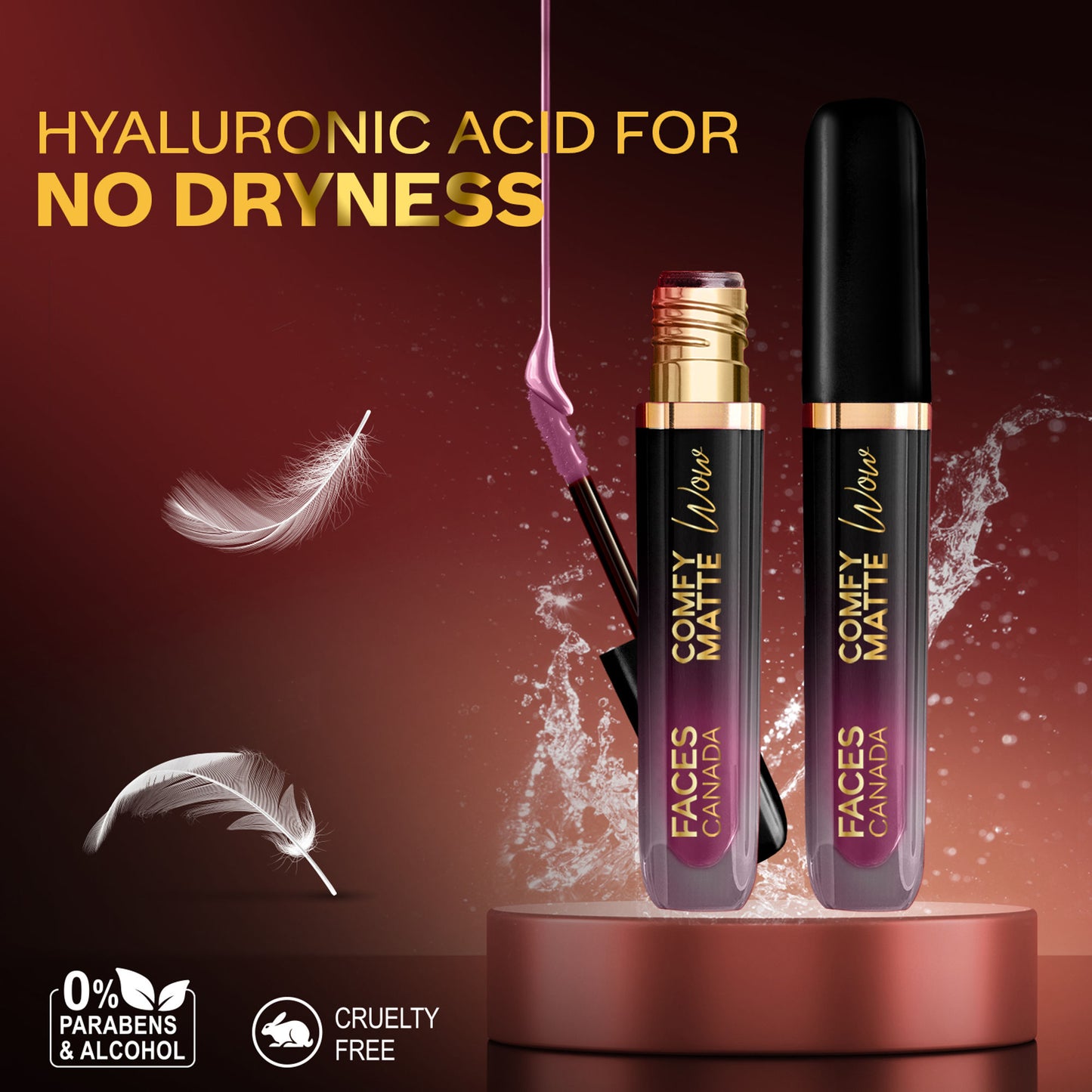 Faces Canada Comfy Matte Wow Liquid Lipstick - Orchid Opulence 10