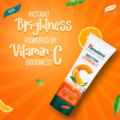 Himalaya Brightening Vitamin C Orange Face Wash
