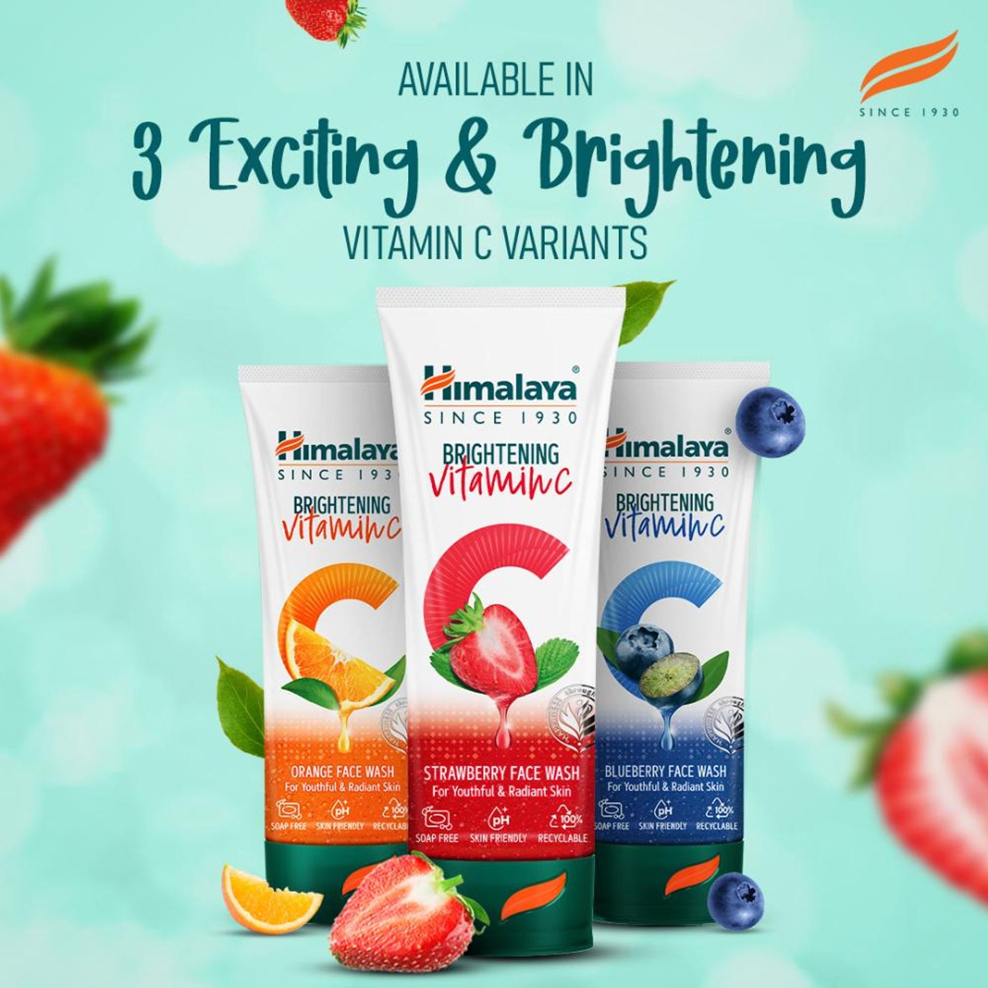Himalaya Brightening Vitamin C Strawberry Face Wash