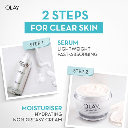 Olay Niacinamide Face Serum For Clear & Even Skin, Fights Dark Spots & Dullness