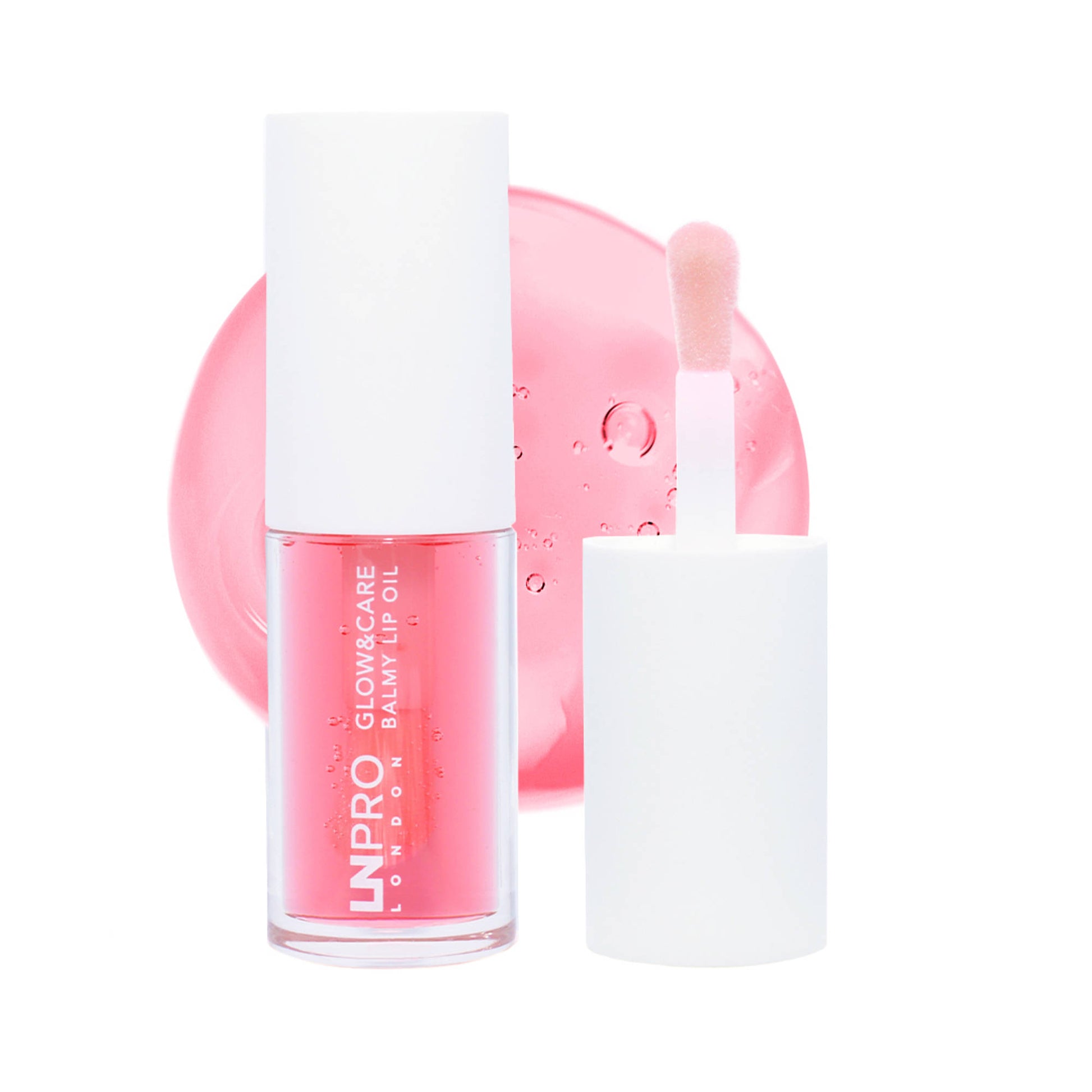 LN PRO Glow & Care Balmy Lip Oil - Peach Lemonade