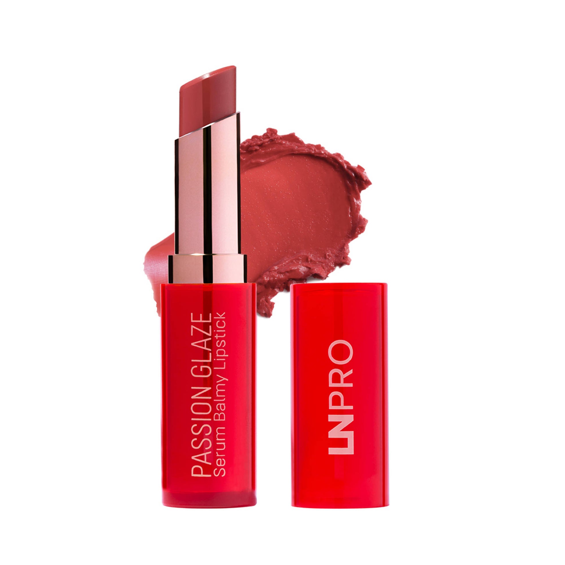 LN PRO Passion Glaze Serum Balmy Lipstick - Cloud Rose