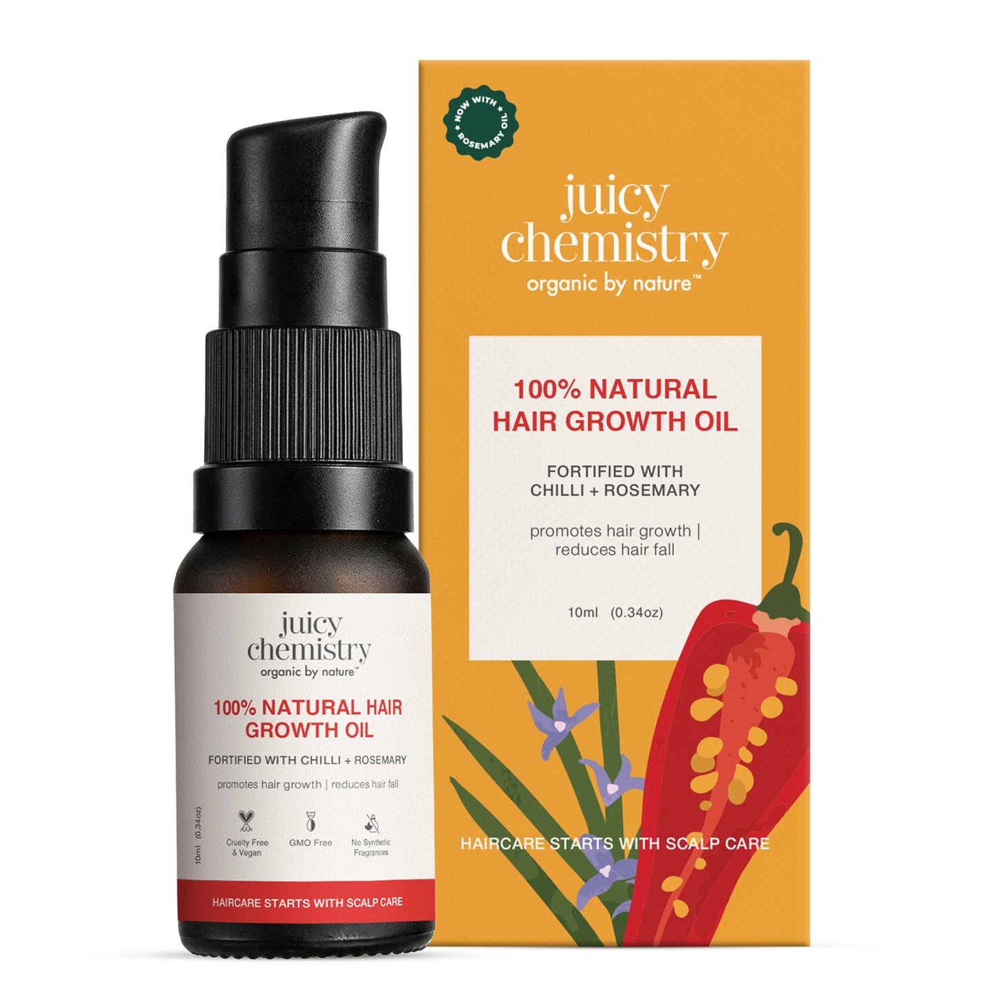 Juicy Chemistry 100% Natural Hair Growth Oil