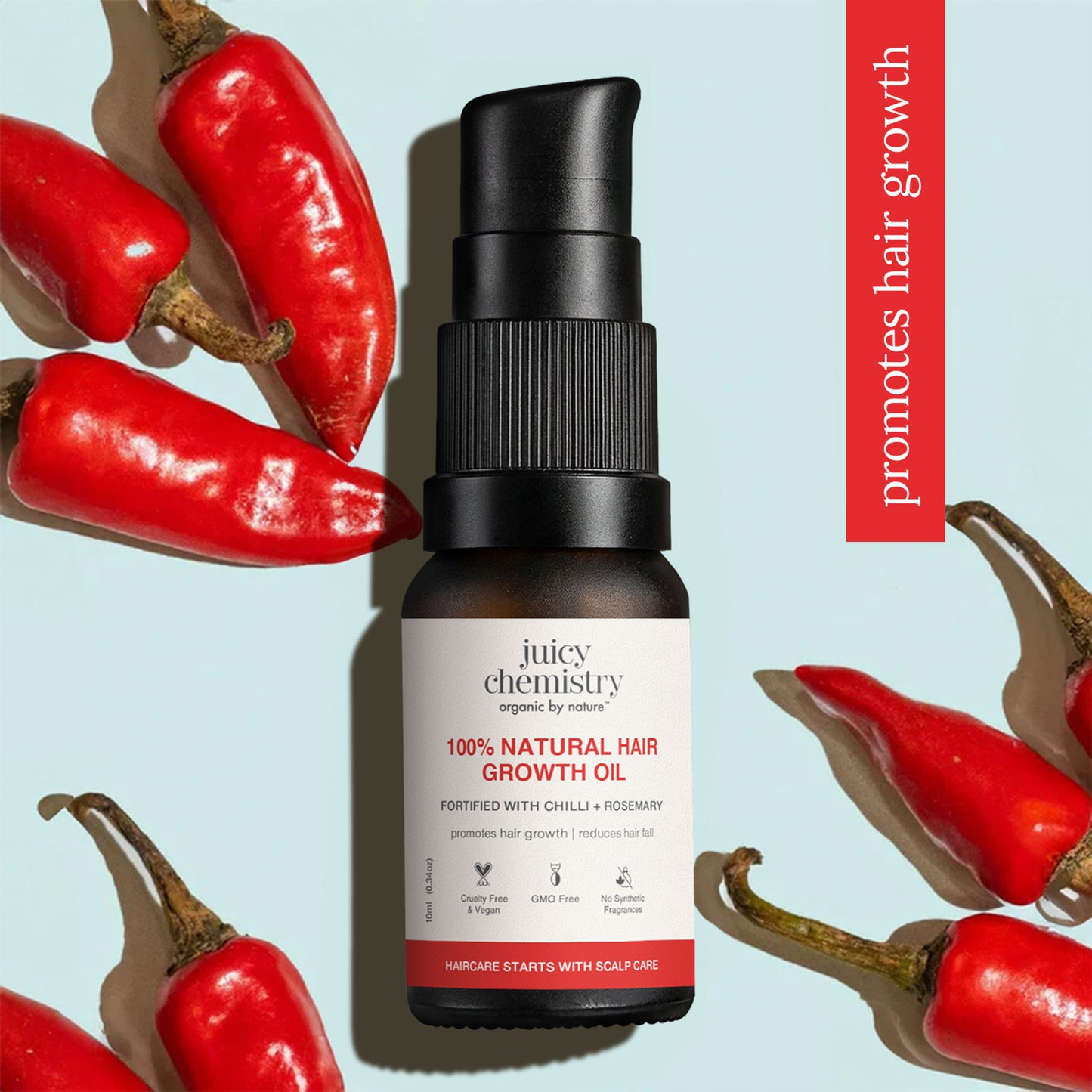 Juicy Chemistry 100% Natural Hair Growth Oil