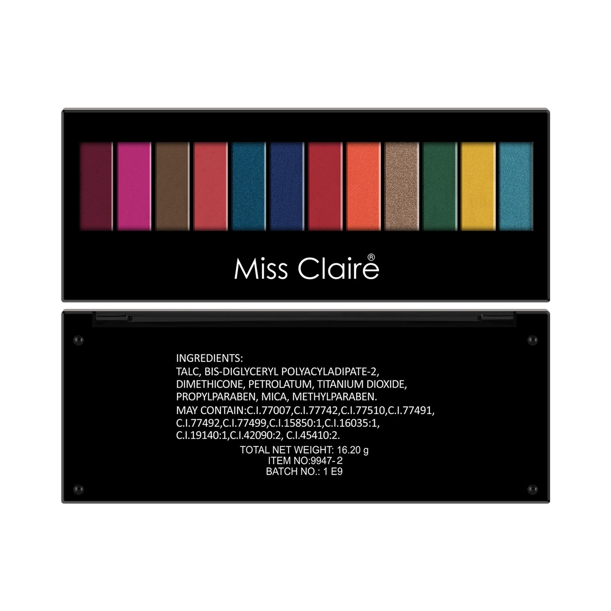 Miss Claire Make Up Palette 9947-2 (Eyeshadow Palette)(16.20gm)