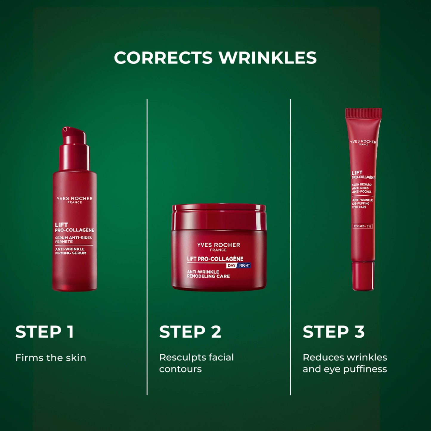 Yves Rocher Anti-Wrinkle Plumping Day Cream Jar