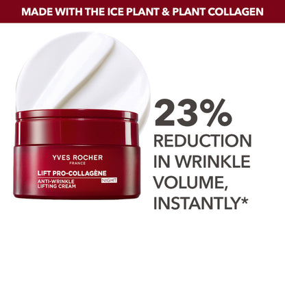 Yves Rocher Anti-Wrinkle Lifting Night Cream Jar