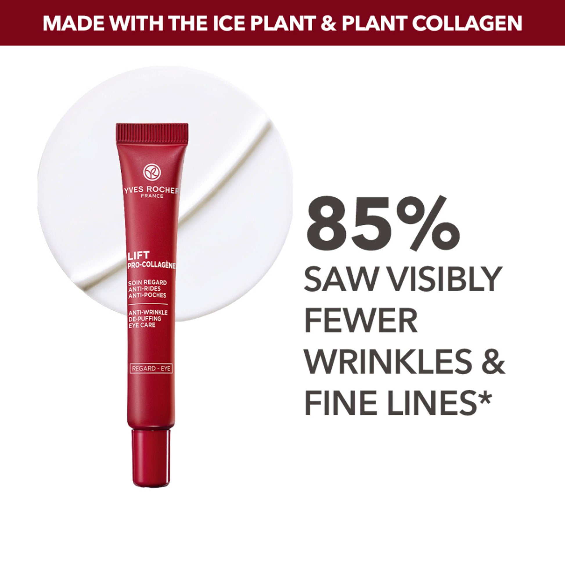 Yves Rocher Anti-Wrinkle De-Puffing Eye Care Tube