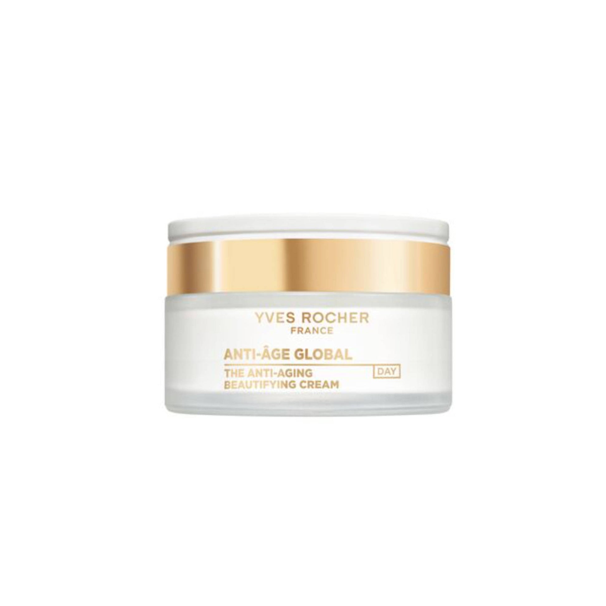 Yves Rocher The Anti-Aging Beautifying Cream Day All Skin Types Jar