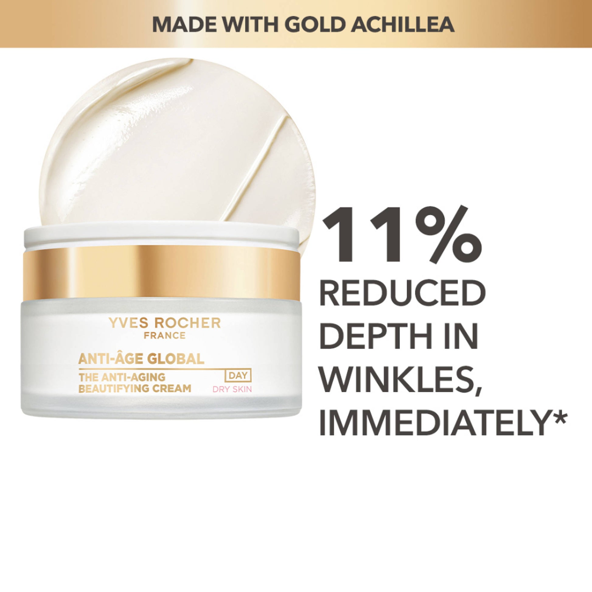 Yves Rocher The Anti-Aging Beautifying Cream Day Dry Skin Jar